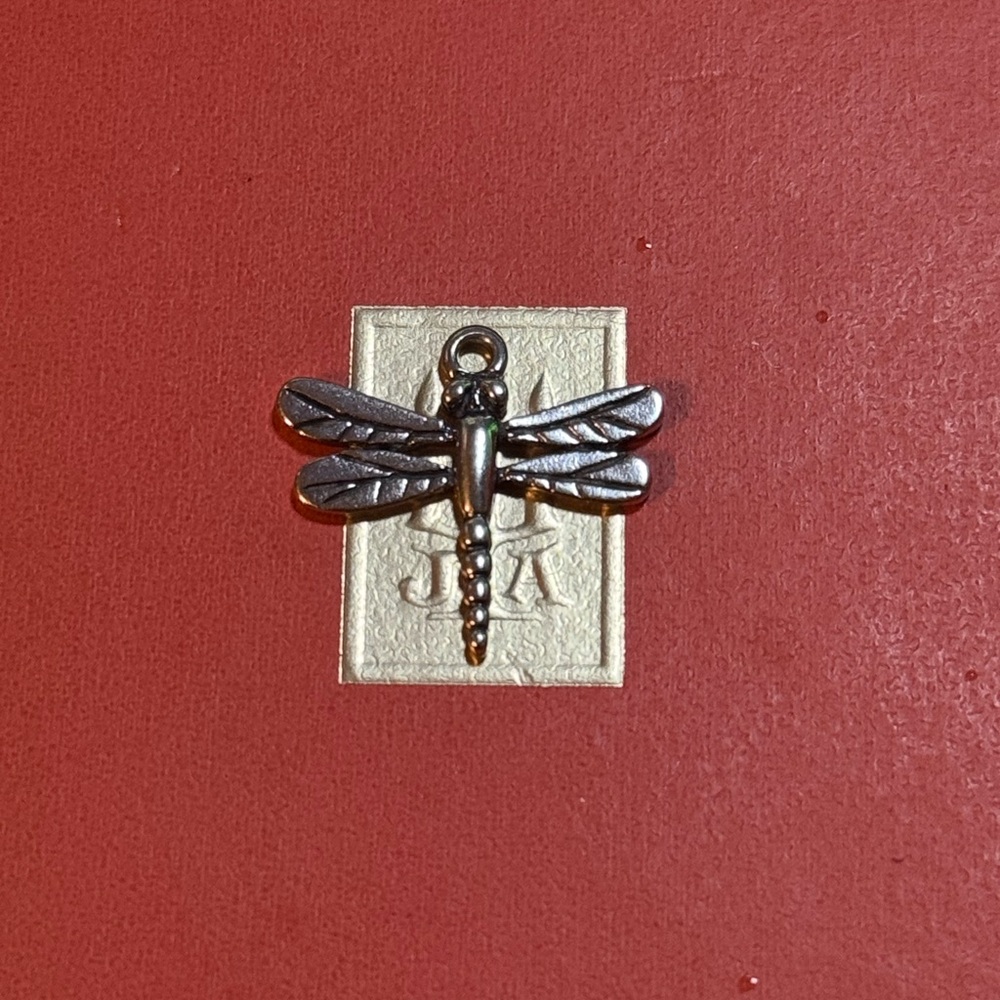 James Avery Sterling Silver Dragonfly Charm/Pendant With Cut Loop [114GCB]